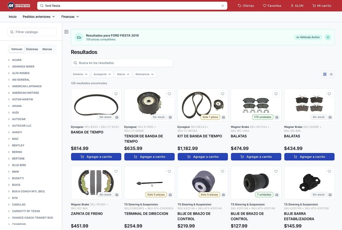 Refaccionaria Arboledas: un rediseño de portal validado antes de una línea de código